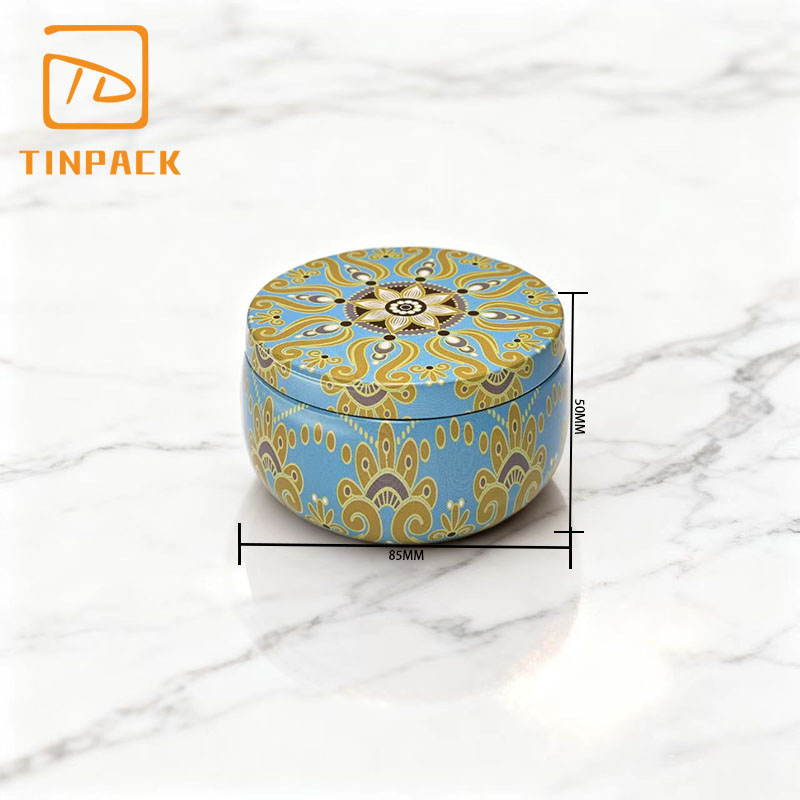 厂家定制7 oz复古马口铁蜡烛锡罐香薰蜡烛容器家居装饰金属礼品盒