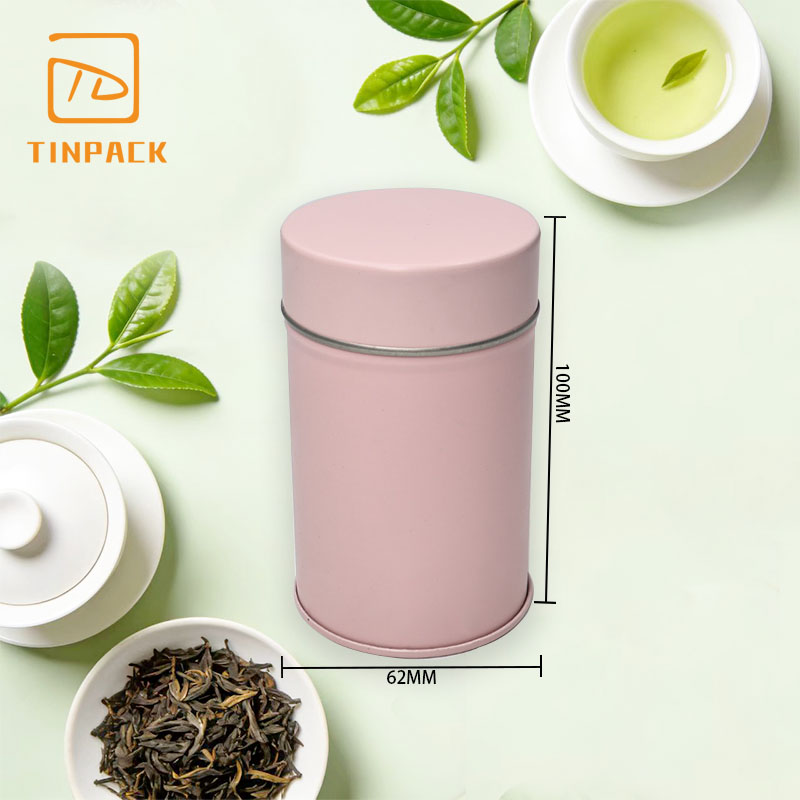 食品级60克抹茶罐粉色小圆形抹茶粉罐散叶茶罐 暂无评价
